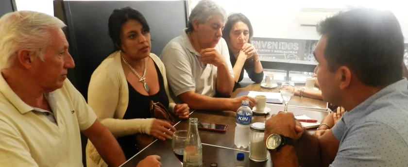 Noticias de Mar del Plata. Hogan se reunió la ONG Familiares de Víctimas del Delito
