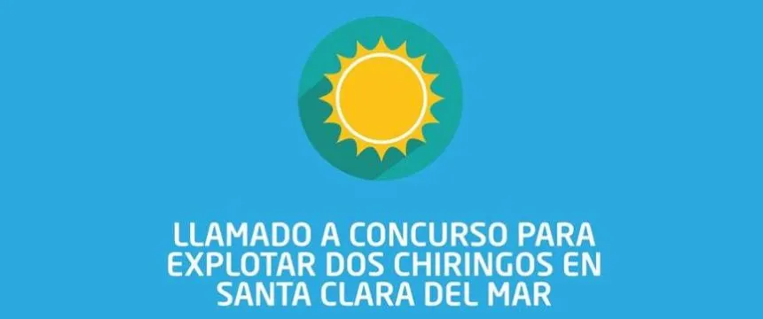 Noticias de Mar Chiquita. Llamado a concurso para explotar dos chiringos en Santa Clara del Mar