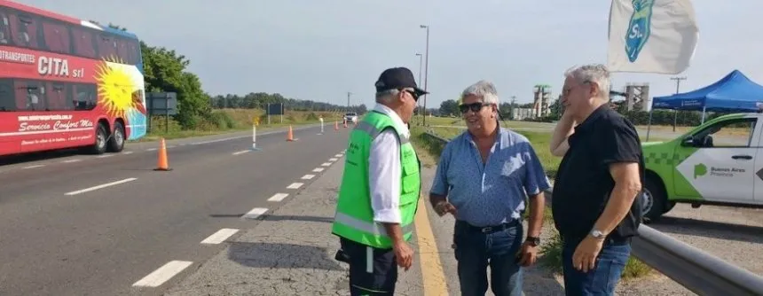 Noticias de Mar del Plata. Operativo de control vehicular en la Autovía 2