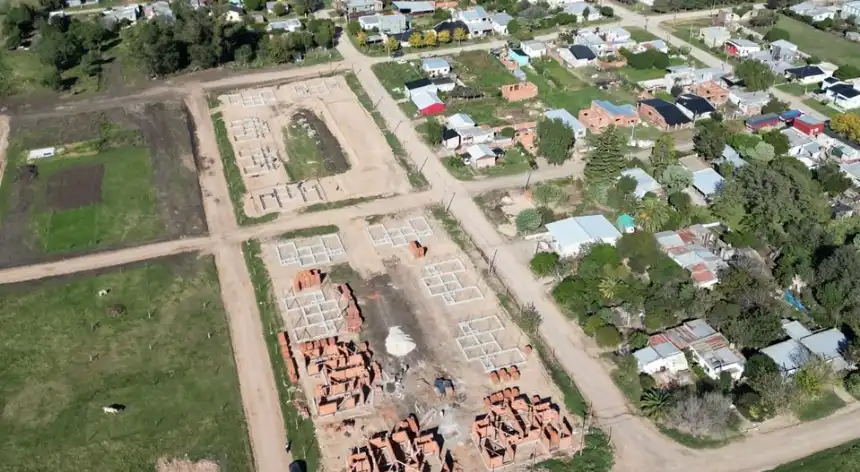 Noticias de Miramar. Construcción de viviendas en Otamendi