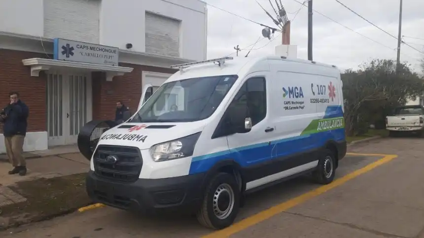 Noticias de Miramar. Nueva ambulancia para Mechongué