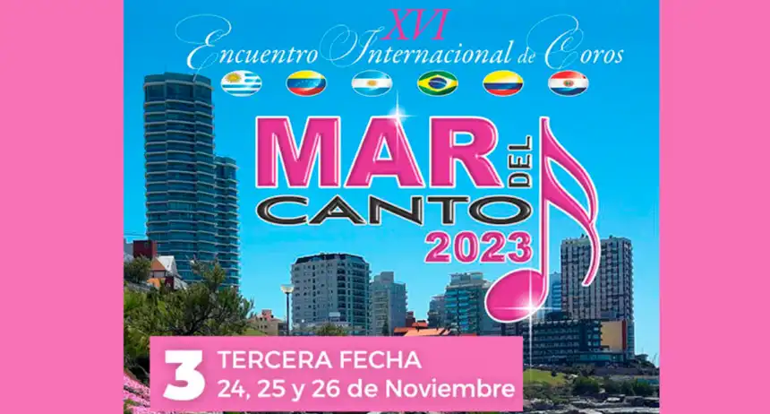 Actividad en General Pueyrredon. 16° Encuentro Internacional de Coros MardelCanto 2023