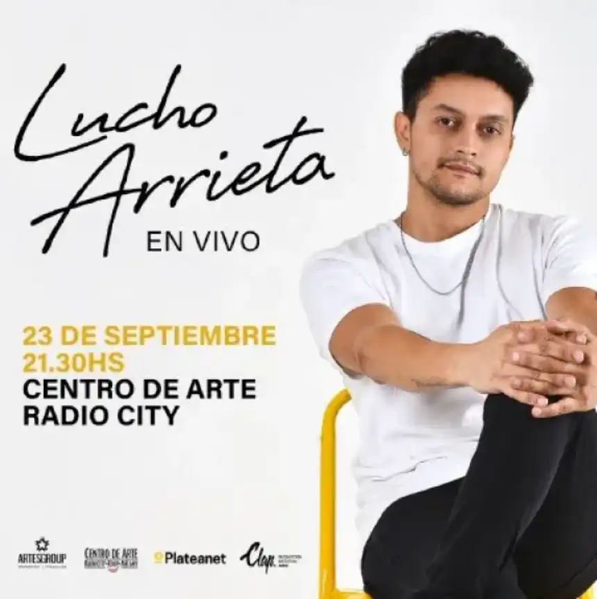 Actividad en General Pueyrredon. Lucho Arrieta presenta su nuevo show en el Teatro Radio City