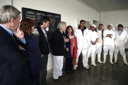 Noticias de Mar del Plata. Candidatos del FPV con la Cooperativa Ex Sadowa