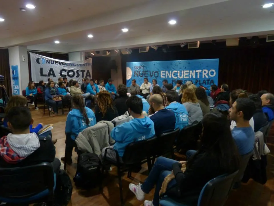 Noticias de Mar del Plata. Militantes de Nuevo Encuentro de la Quinta Sección electoral