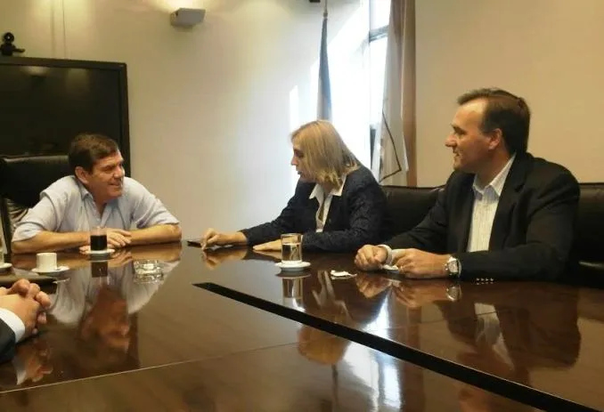 Noticias de Mar del Plata. Baragiola y Aicega se reunieron con el Ministro de Seguridad Porteño Guillermo Montenegro