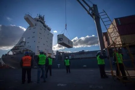 Noticias de Mar del Plata. Maersk vuelve a operar en Mar del Plata
