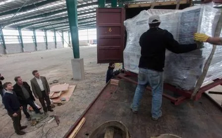 Noticias de Mar del Plata. Obras en la fábrica de cartón corrugado en Mar del Plata