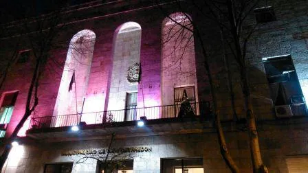 Noticias de Mar del Plata. Instituciones Públicas iluminadas de rosa por el Día Contra el Cáncer de Mama