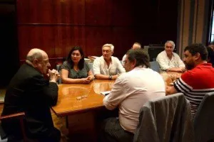 Noticias de Mar del Plata. Arroyo se reunió con integrantes del Foro de la Construcción de Mar del Plata