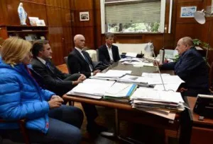 Noticias de Mar del Plata. Arroyo recibió al Subsecretario de Actividades Portuarias de la Provincia