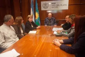 Noticias de Mar del Plata. Arroyo se reunió con autoridades del Consejo Escolar