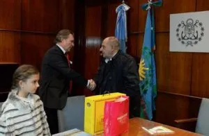 Noticias de Mar del Plata. Arroyo recibió al embajador de la Federación de Rusia en Argentina