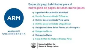Noticias de Mar del Plata. Sigue en vigencia el nuevo Plan de pago de tasas municipales
