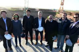 Noticias de Mar del Plata. Arroyo y Frigerio recorrieron los trabajos de la nueva Estación Depuradora de Aguas