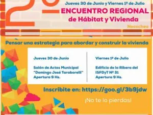 Noticias de Necochea. Jornadas regionales de Hábitat y Vivienda