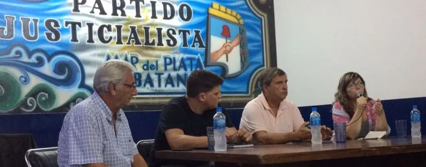 Noticias de Mar del Plata. Batakis dio una charla en el PJ marplatense