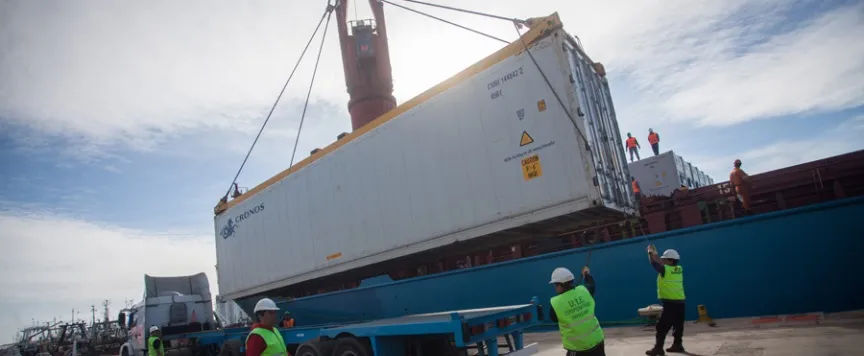 Noticias de Mar del Plata. Empresa vuelve a exportar por el puerto luego de 12 años