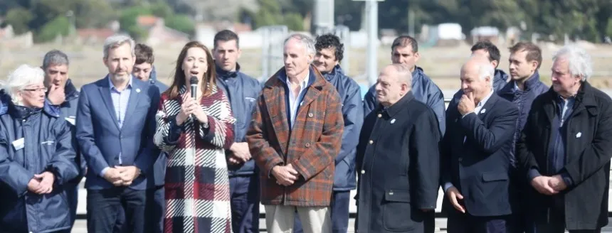 Noticias de Mar del Plata. Arroyo, Frigerio y Vidal inauguraron la Nueva Estación Depuradora de Aguas Residuales