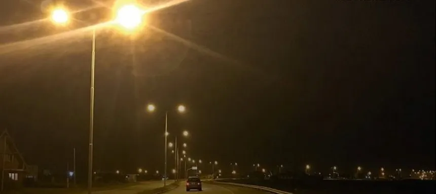 Noticias de Mar Chiquita. Nuevas luces led en Autovia 2 y 11