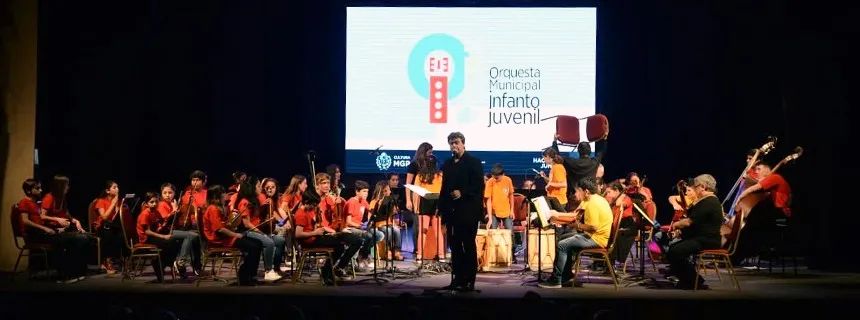 Noticias de Mar del Plata. Presentación de la Orquesta Infanto Juvenil
