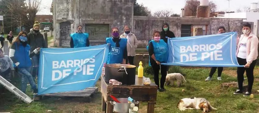 Noticias de Mar del Plata. Barrios de Pie organizó una jornada de ollas populares