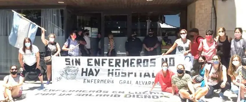 Enfermeras continúan con el reclamo salarial en General Alvarado. Noticia de Región Mar del Plata