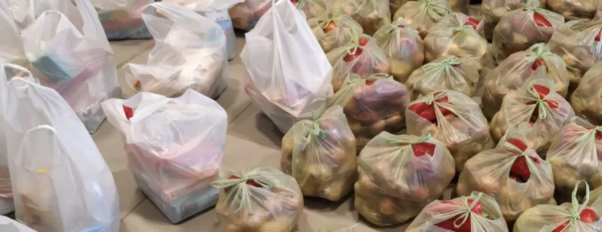 Noticias de Mar Chiquita. Entregan bolsones de comida para 500 familias