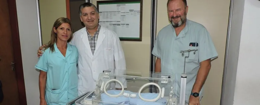 Noticias de Balcarce. Nueva incubadora para el Hospital Municipal