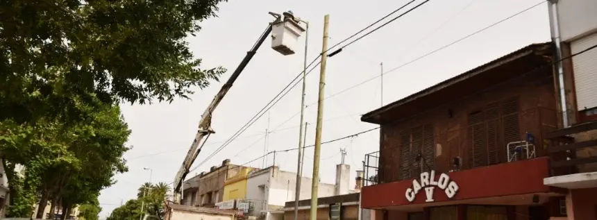 Renovación y ampliación de luminarias en Loberia. Noticia de Región Mar del Plata