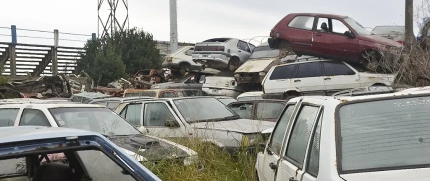 Compactarán vehículos secuestrados que se encuentran en el predio de Tránsito en Necochea. Noticia de Región Mar del Plata
