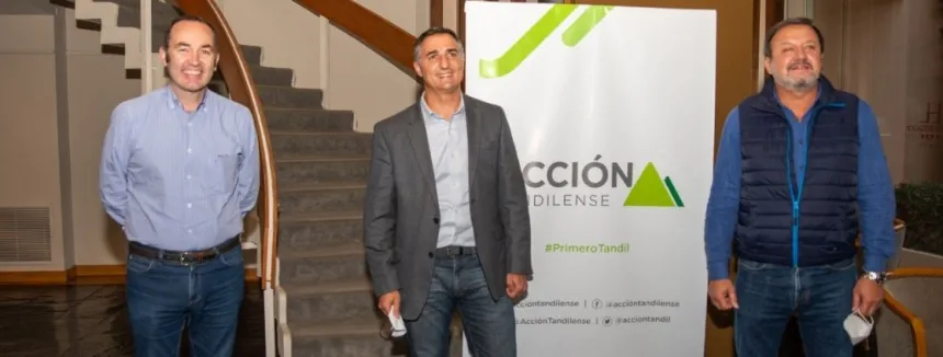 Gonzalo Santamarina presentó Acción Tandilense en Tandil. Noticia de Región Mar del Plata