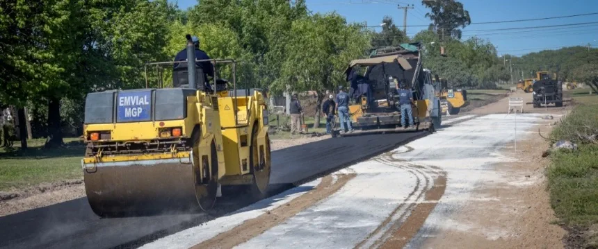 Noticias de Mar del Plata. Pavimentación, limpieza y arreglo de pérdidas de agua en el barrio El Martillo