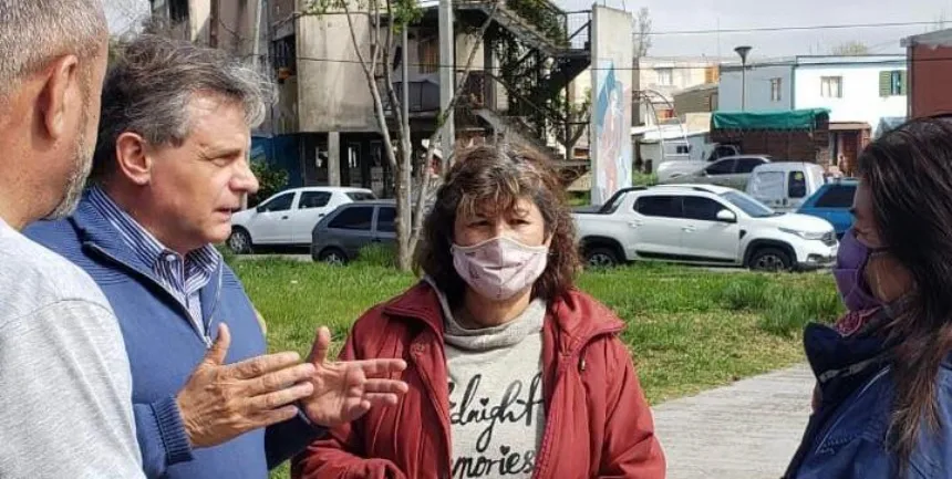 Noticias de Mar del Plata. Pulti y Telpuk recorrieron barrios marplatenses
