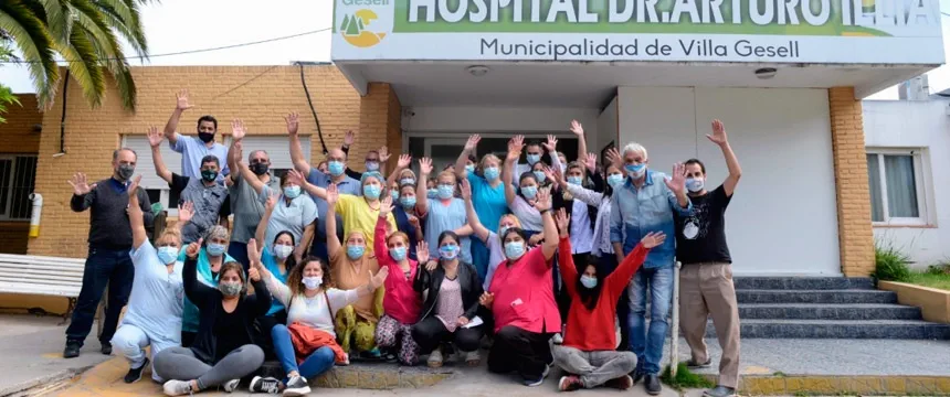 Reconocimiento al personal de salud geselino en Villa Gesell. Noticia de Región Mar del Plata