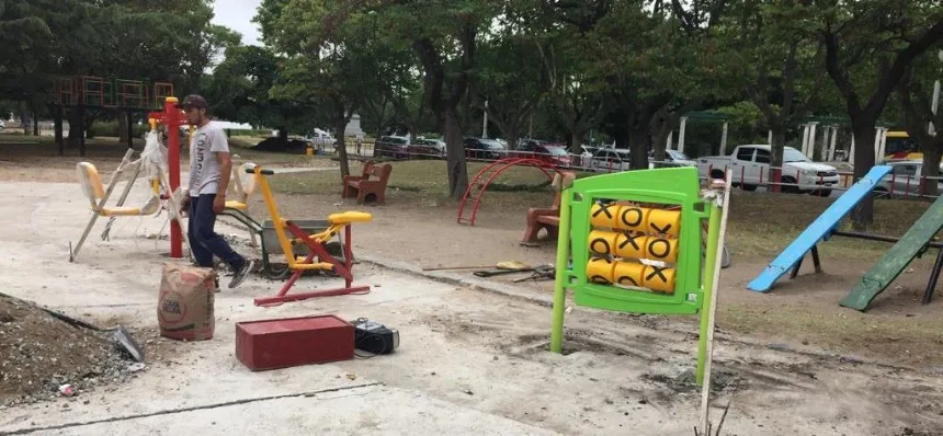 Remodelación de la Plaza Dardo Rocha en Necochea. Noticia de Región Mar del Plata