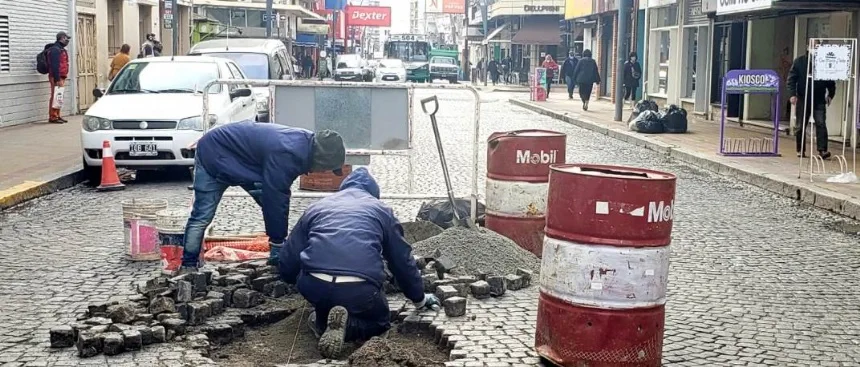 Reparan calles y rampas en Tandil. Noticia de Región Mar del Plata