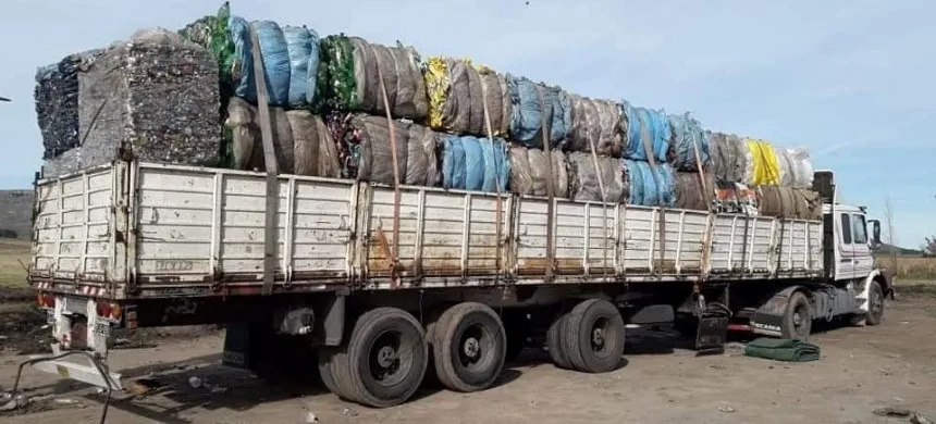 Noticias de Balcarce. Retiraron más de 40 toneladas de material reciclable