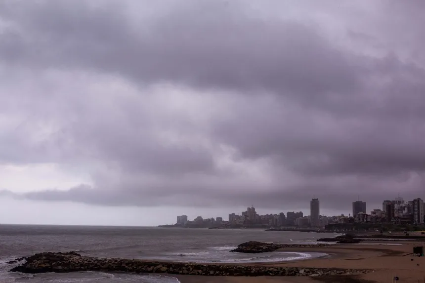 Noticias de Mar del Plata. Además de la tormenta se esperan fuertes vientos en General Pueyrredón