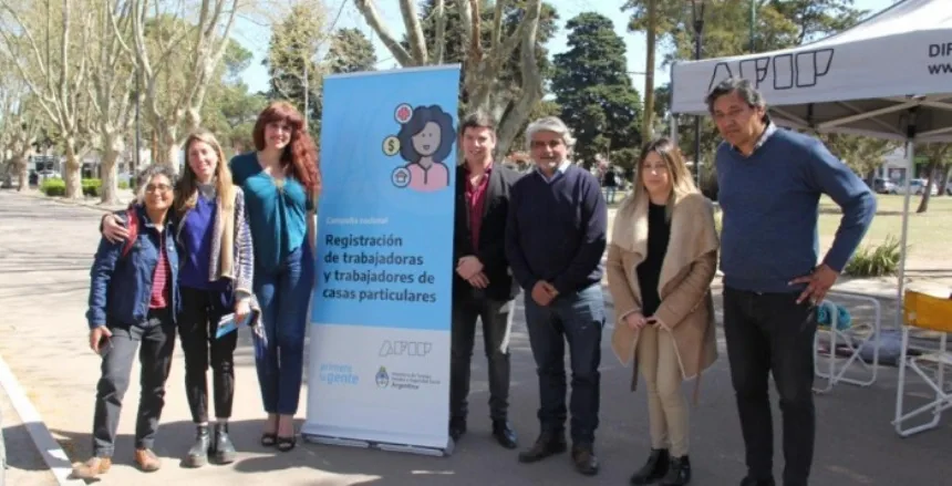 Campaña de registración de trabajadoras de casas particulares en General Pueyrredon. Noticia de Región Mar del Plata