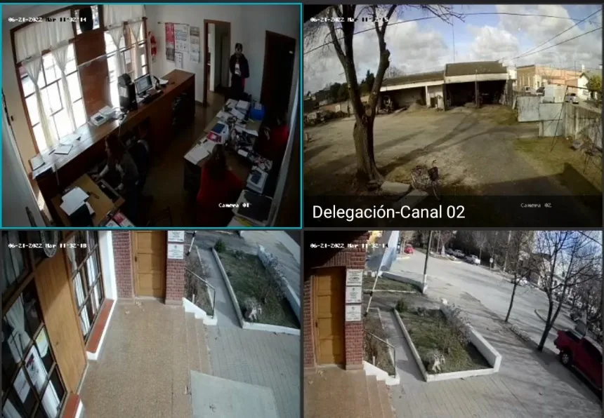 Cuatro cámaras de seguridad ya funcionan en la Delegación de Juan N. Fernández en Necochea. Noticia de Región Mar del Plata