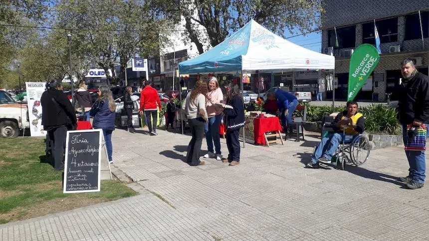 Ecocanje en la Feria agroecológica en Balcarce. Noticia de Región Mar del Plata