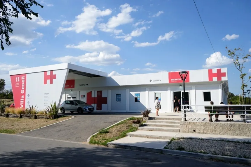 El hospital modular se suma a la campaña de testeos de Covid-19 en Villa Gesell. Noticia de Región Mar del Plata