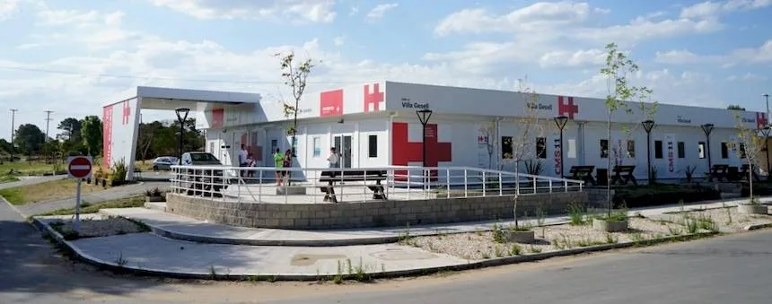 En el Hospital Modular hacen hisopados y amplían los servicios de medicina general en Villa Gesell. Noticia de Región Mar del Plata