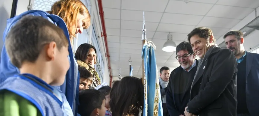 Kicillof inauguró un nuevo edificio educativo en Miramar en General Alvarado. Noticia de Región Mar del Plata
