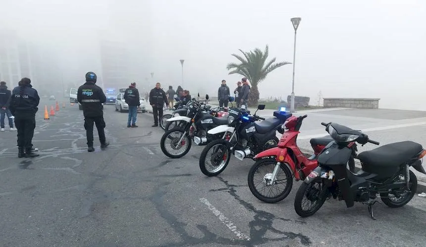 Noticias de Mar del Plata. Secuestraron 52 motos buscando evitar que corran picadas ilegales