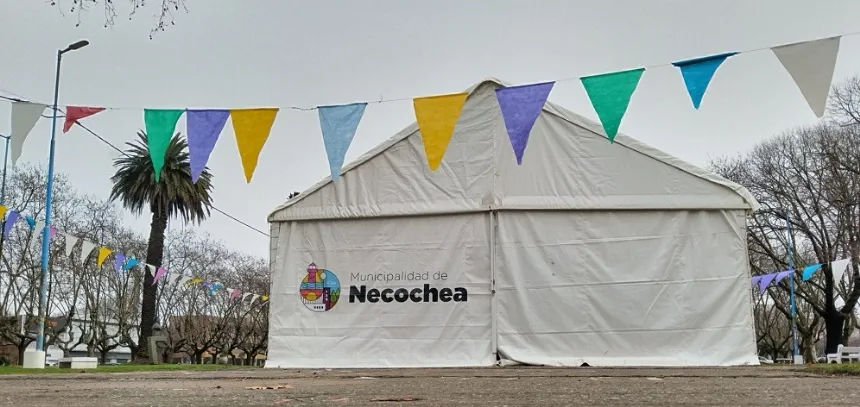 Suspenden las actividades de la carpa de Cultura hasta el jueves en Necochea. Noticia de Región Mar del Plata