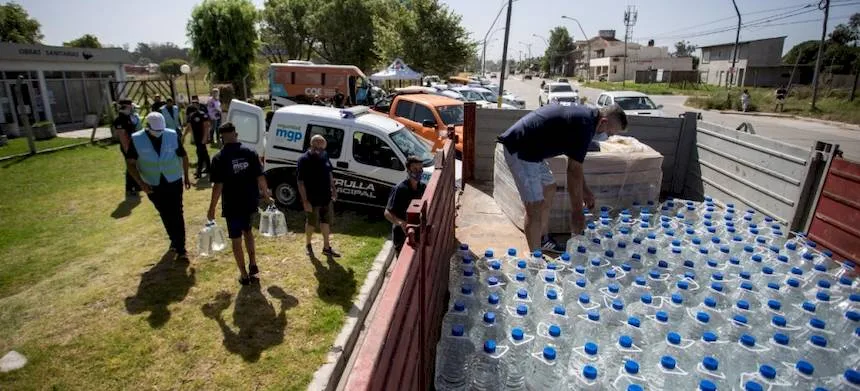 Noticias de Mar del Plata. Trabajan para mitigar la falta de agua en la zona sur de Mar del Plata