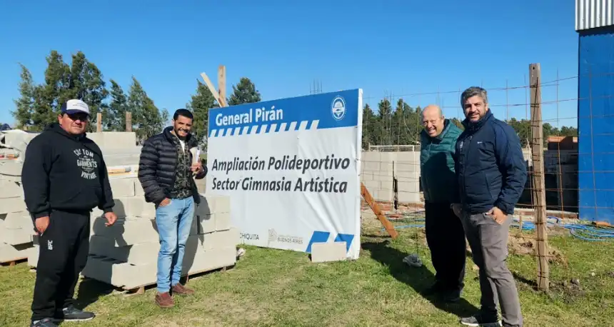 Noticias de Mar Chiquita. Ampliación del Polideportivo de General Pirán