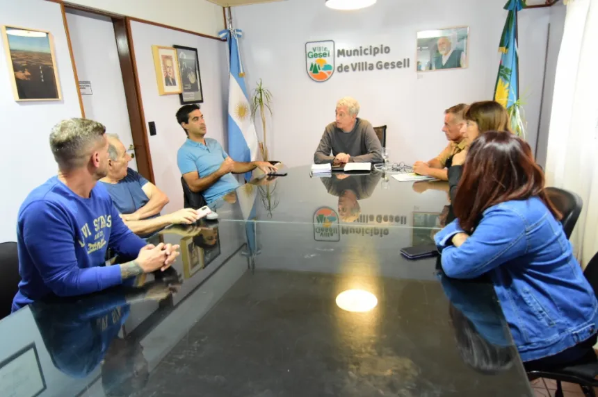 Barrera se reunió con miembros de la UCIT en Villa Gesell. Noticia de Región Mar del Plata